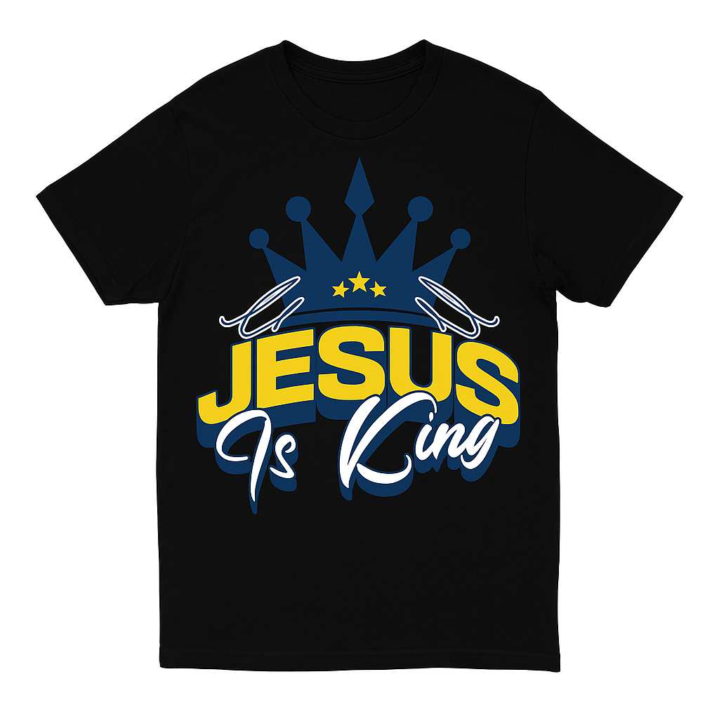 Jesus Is King Crown T-Shirt – Faith & Style Combined