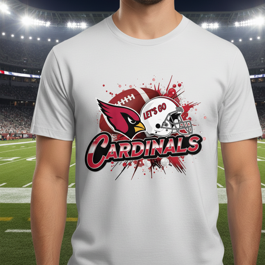 Unique Cardinals Graphic T-Shirt - Football Art & Mascot Design Tee | Streetwear & Sport Style