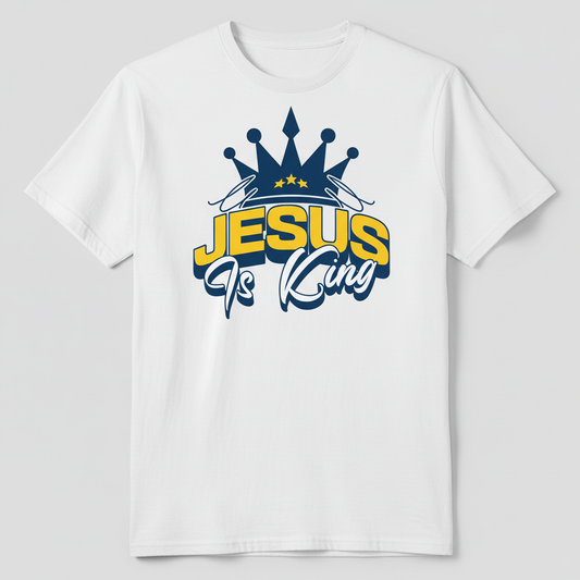 Jesus Is King Crown T-Shirt – Faith & Style Combined