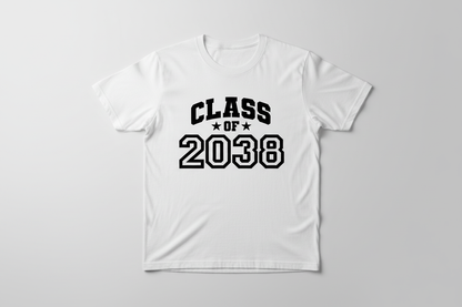 Class of 2038 Graduation T-Shirt | Future Graduate Fun Tee