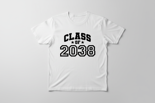 Class of 2038 Graduation T-Shirt | Future Graduate Fun Tee