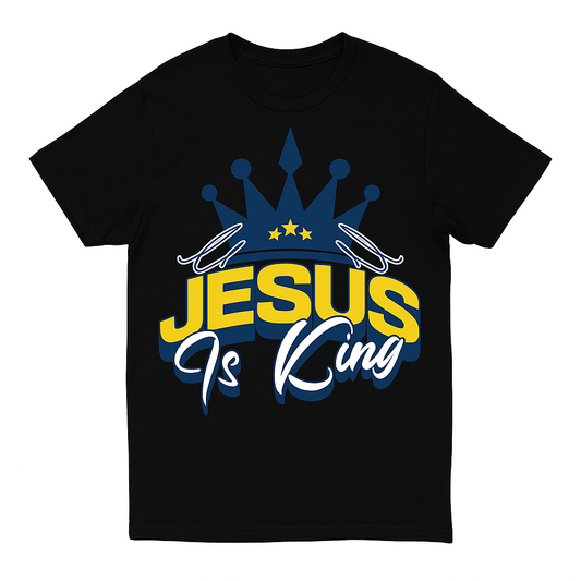 Jesus Is King Crown T-Shirt – Faith & Style Combined