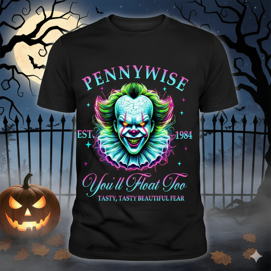 Penny Puffs: They All Float Down Here Cereal Killer T-Shirt | Horror Halloween Tee