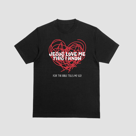 Jesus Loves Me This I Know – Christian Graphic T-Shirt